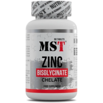 Zinc Chelate Bisglycinate MST Nutrition 90 tab