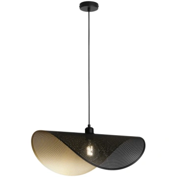 RHEI LED Pendant Lamp (E27) 60 cm In Metal - Nero