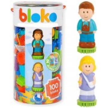 Adatainais konstruktors Bloko (100 elementi/ 2 x 3