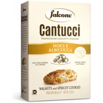 Falcone Ciastka Cantucci Orzechy i morele 180g - O