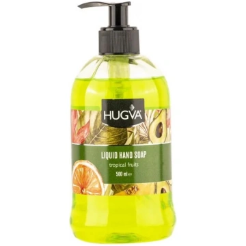 HUGVA šķidrās ziepes Tropical fruits 500ml ( Izcel