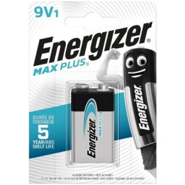 ENERGIZER MAX PLUS 9V 6LR61 B1 Alkaline baterija