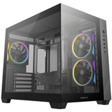 Deepcool Case | CG330 3F | Black | Micro ATX | Pow