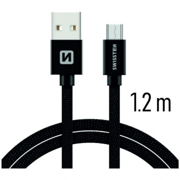 Swissten Textile Quick Charge Universāls Micro USB