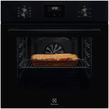 Iebūvējamā cepeškrāsns Electrolux LOF3H10BK ar riņ
