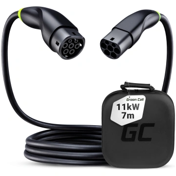 Green Cell Snap Type 2 EV Charging Cable 11 kW 7 m