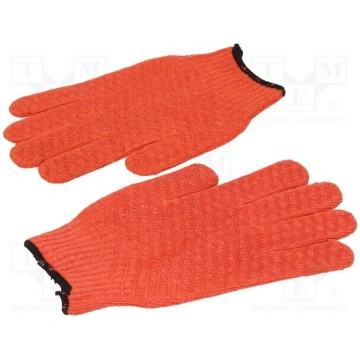 Protective gloves; Size: L; non-slip; synthetic fi