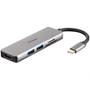 D-Link | 5-in-1 USB-C™ Hub with HDMI and SD/microS