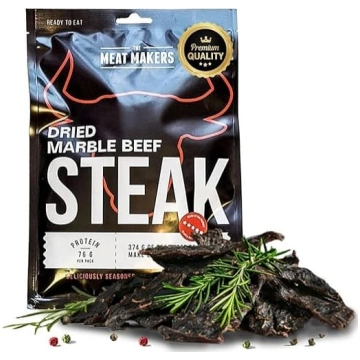 The Meat Makers Marble Beef Jerky Steak (200 g) - 