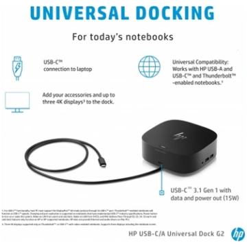 HP USB-C/A universal Dock G2 Dockingstation 5TW13A