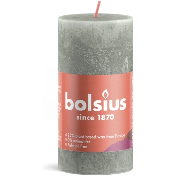 Svece, cilindriskas Bolsius, 27 - 30 h, Zaļa krās