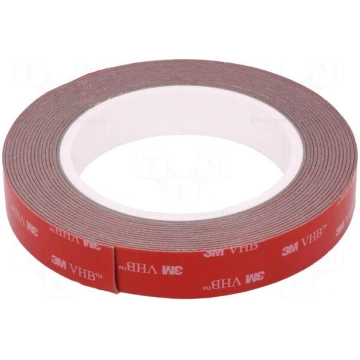 Tape: fixing | W: 19mm | L: 5m | Thk: 1.1mm | acry