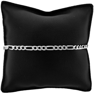 Bracciale Uomo Groumette 3+1 in Argento 925