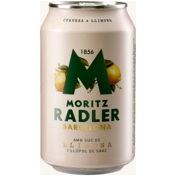 Moritz Radler beer with lemon ? Clara (shandy), ca