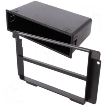 Radio mounting frame | Land Rover | 2 DIN | black 