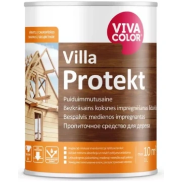 Vivacolor VILLA PROTEKT 1L Bezkrās. koksnes impreg