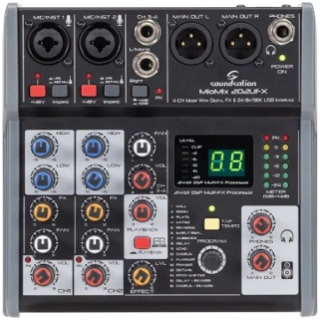 Mikserpults Soundsation Miomix-202-UFX
