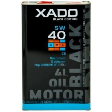 XADO AMC Black Edition 5W-40 C3 motoreļļa, 4L