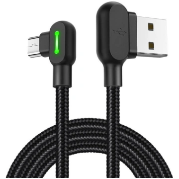 Mcdodo CA-5280 USB to Micro USB Cable LED 1.2m Bla