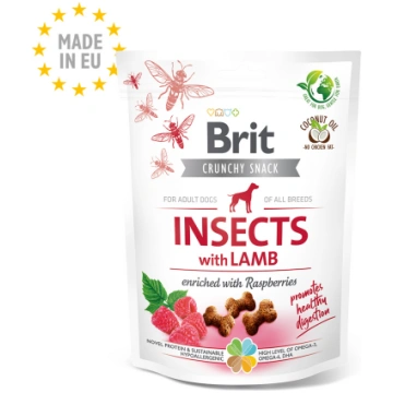 Brit Care Dog Crunchy Cracker Insects&Lamb enriche