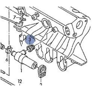 Apgriezienu regulatora blīve(gredzens) VW 2.0 92-9