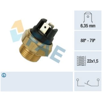 Termoslēdzis, Radiatora ventilators FAE 37340