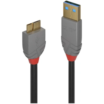Lindy Anthra Line - USB cable - USB Type A to Micr