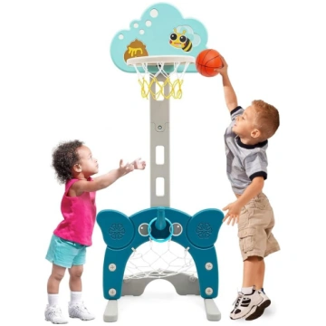 Bērnu basketbola statīvs, regulējams augstums, 4-i