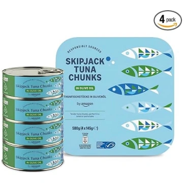 by Amazon Tunča gabaliņi olīveļļā 145g (4 gabaliņu