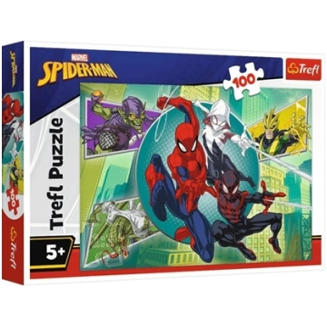 Trefl Puzzle Spiderman, Pajczna maska 100 elementó
