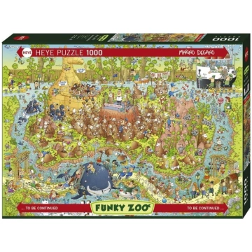 Heye Puzzle 1000 pieces - Funky Zoo Australia ( 40