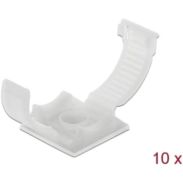 Delock Cable holder with locking clip self-adhesiv