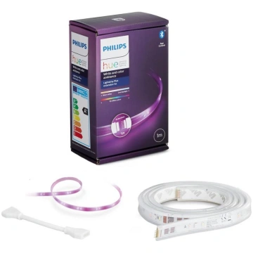 LED RGBW aptumšojama sloksne Philips Hue WHITE AND
