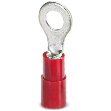 Tip: ring | M4 | 1.5mm2 | red | Type: insulated | 