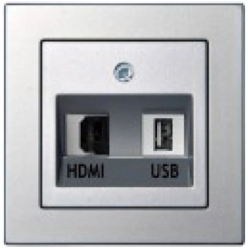 HDMI+USB-002-01 E/MT ZEM.LIGZDA HDMI+USB/METALS LI