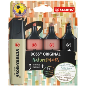 Marķieru komplekts TEKA STABILO BOSS ORIGINAL Natu