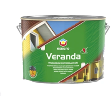 Krāsa koka fasādēm Eskaro Veranda Krāsaina