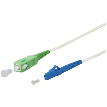 Metz Connect OpDAT patch cord, SC-S APC/LC-S OS2, 