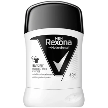 Vīriešu dezodorants Rexona Men Invisible Black + W
