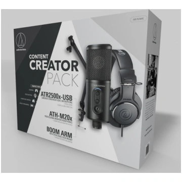 Audio Technica CREATOR PACK USB/3.5 mm, Black CREA