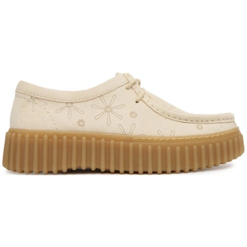 Clarks Īsi apavi Torhill Bee 26186297 Écru