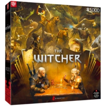 The Witcher - Playing Gwent puzle | 1000 detaļu Go