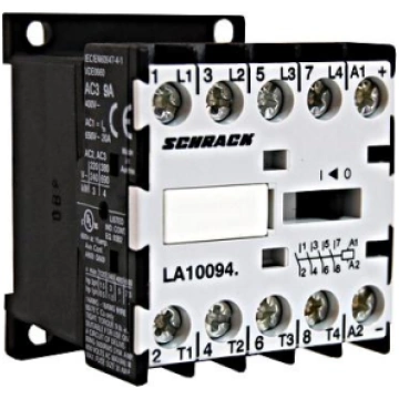 Mini Contactor 4NO, 20A, 24 VDC+ supressor Schrack