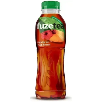 Tējas dzēriens FUZE TEA, ar persiku un hibiska gar