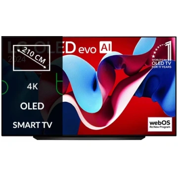 LG 83" 4K OLED evo AI C4 Smart TV OLED83C4