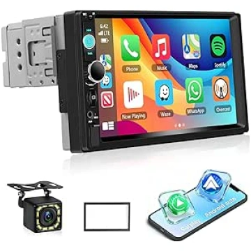 7 collu Double DIN MP5 auto radio ar Bluetooth, Ca