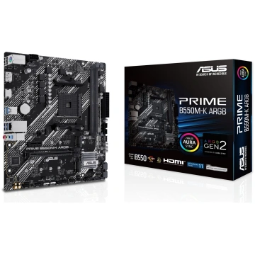 ASUS PRIME B550M-K ARGB AMD B550 Socket AM4 micro 