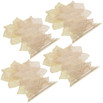4-piece heat-resistant dining mat, wear-resistant 