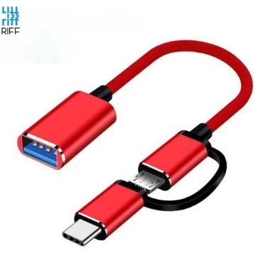 Riff V8 2 in1 OTG Host Vads Type-C + Micro USB Spr