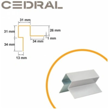 Loga ailes profils CEDRAL CLASSIC 3m 5322